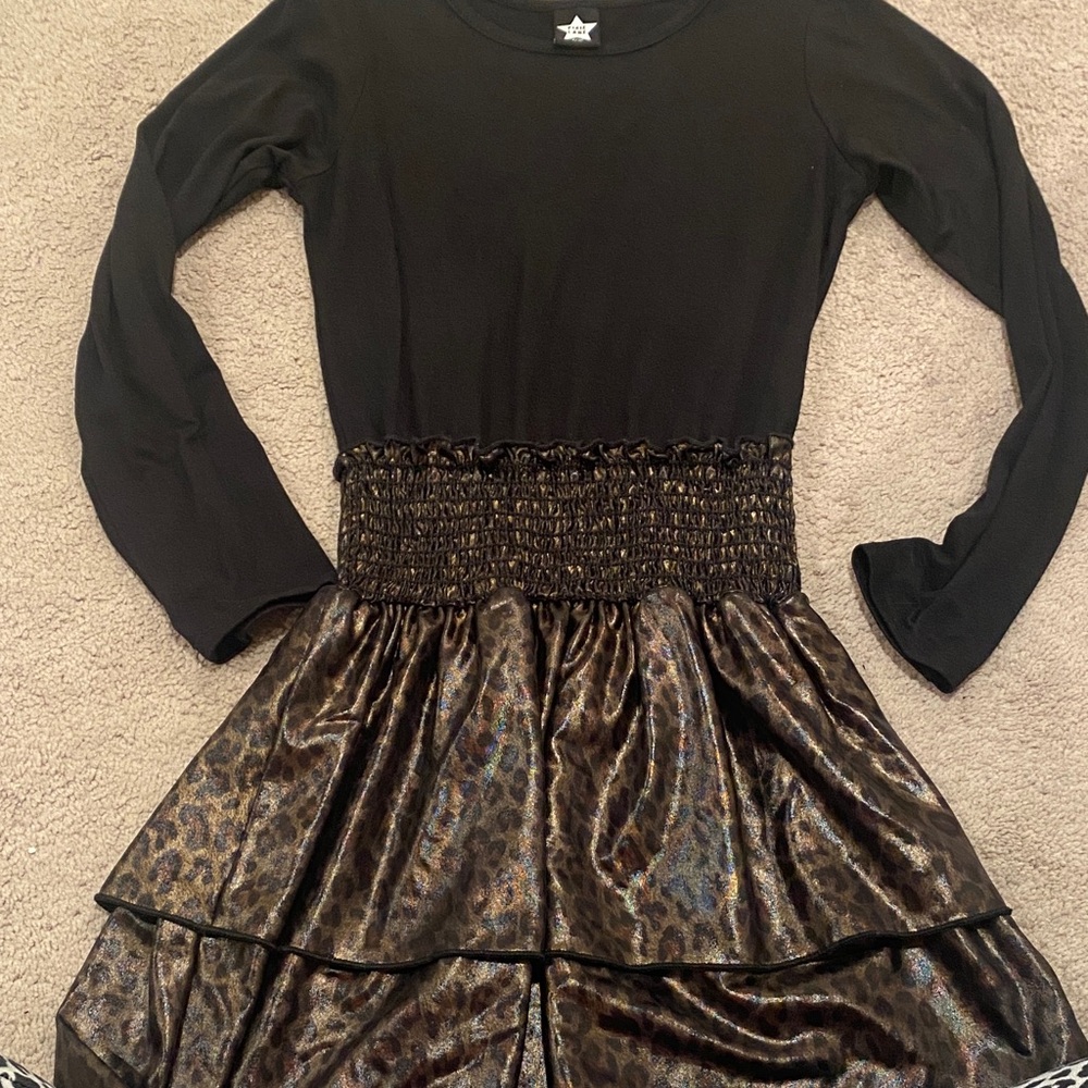 Two-in-One Leopard Dress
